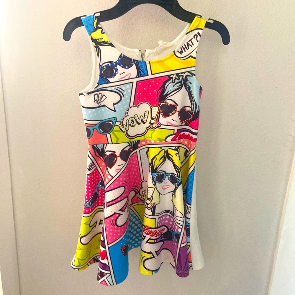 Hannah banana pop art girl dress